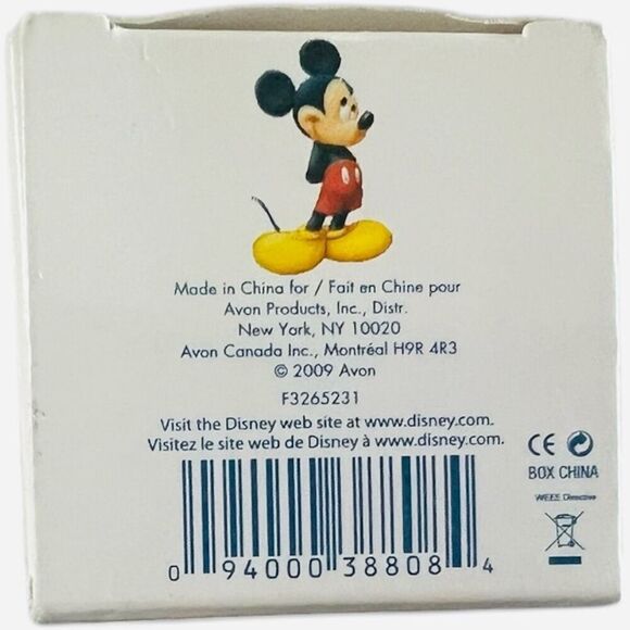 New Vintage Disney x Avon 2009 Mickey Mouse Head Rhinestone Bling Stud Earrings - Picture 4 of 4